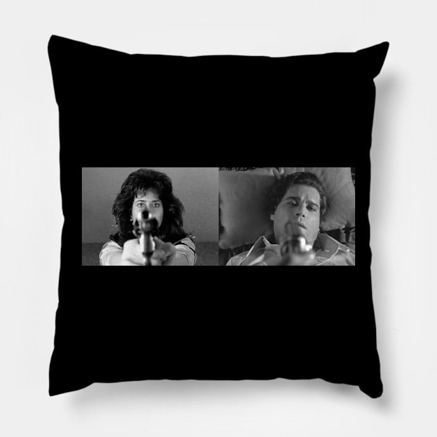 Goodfellas with Henry and Karen Hill - Goodfellas Movie Pillow by Tracy Daum