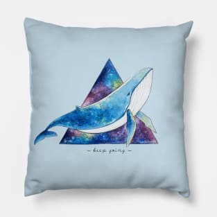 Whale. Keep going Pillow