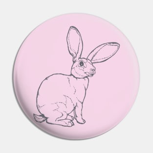 Rex Rabbit Pin