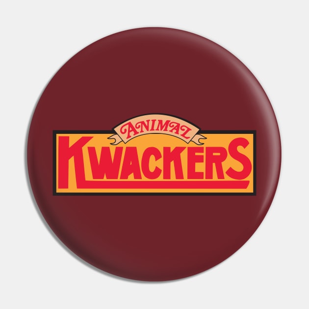 Animal Kwackers Logo Retro British Kids Television Pin by Sorry Frog