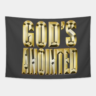 God's Anointed Christian T-Shirt Tapestry