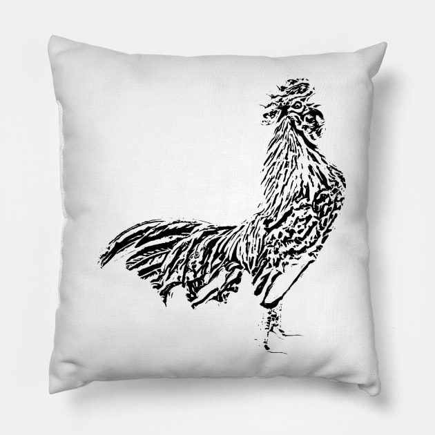 Rooster Pillow by Nimmersatt