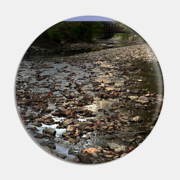 Photo of River Rock with Bridge in Background - Tomahawk Creek Overland Park KS Pin by Zen Goat 