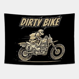 Dirty mototrcycle Tapestry