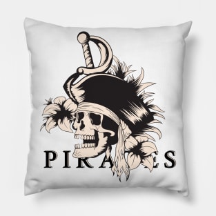 pirates skull head Pillow