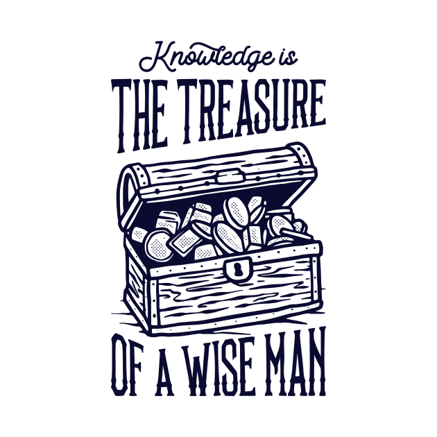 Knowledge is the treasure by Vintage Division