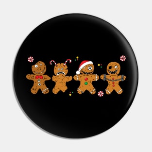 Evil Gingerbread Men Pin