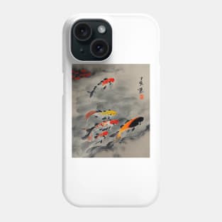 The Art of Koi Fish: A Visual Feast for Your Eyes 4 Phone Case