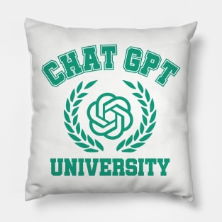 Chat GPT University Pillow