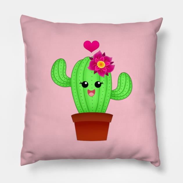 Cactus Love Pillow by Redheadkls