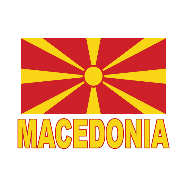 The Pride of Macedonia - Macedonian National Flag Design by Naves
