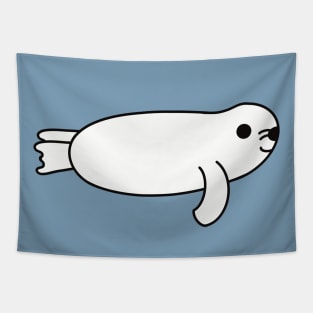 Cute Kawaii Harp Seal Tapestry