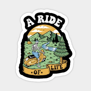 A Ride Of Life Scooter Magnet