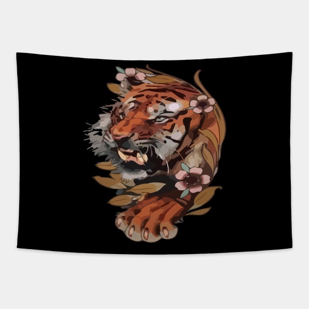 Tiger Tapestry by Zooha131