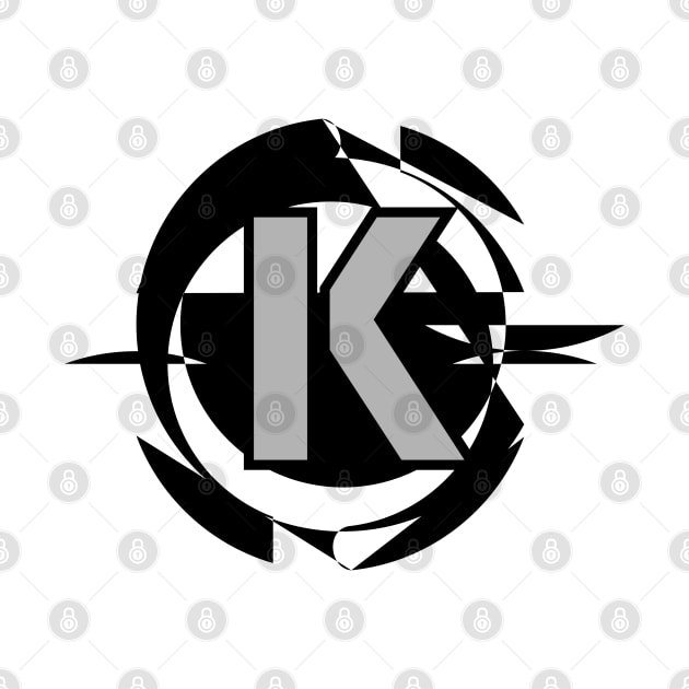 Futuristic Modern Letter K by DepicSpirit