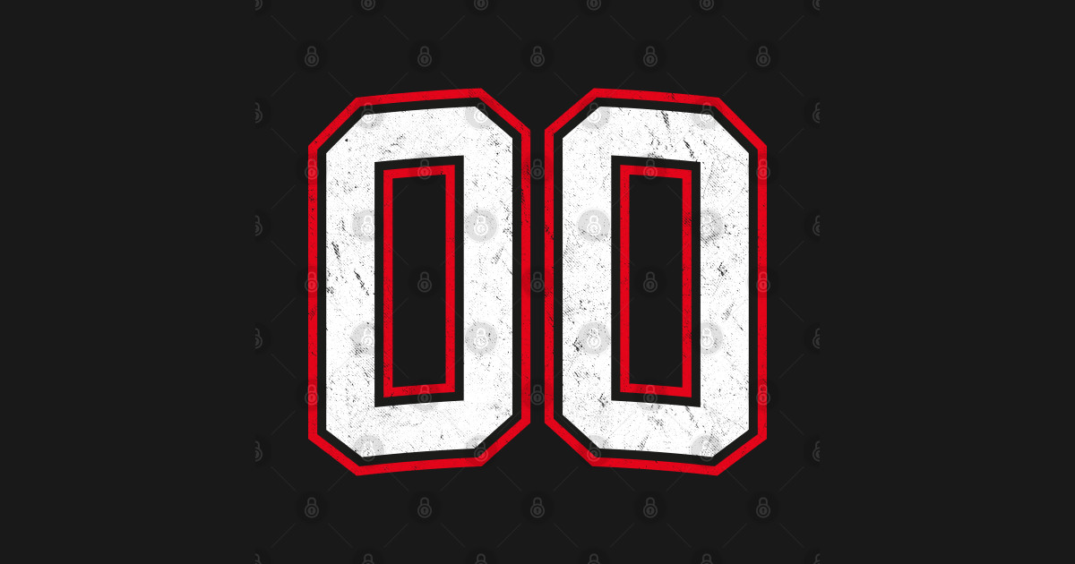 Number Double Zero Number Tapestry TeePublic