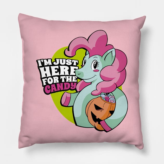 unicorn halloween Pillow by IconRose