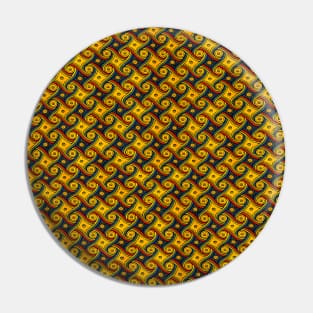 Gally Convention Retro Carpet Pattern Pin