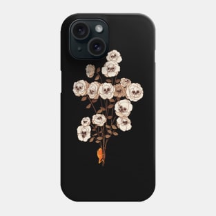 frog holding a bouquet of flowers Phone Case