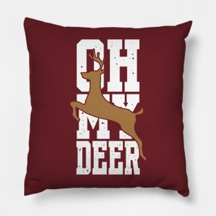 Oh My Deer | Deer Puns Pillow