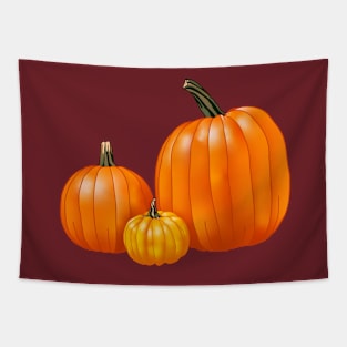 Pumpkin Trio Tapestry