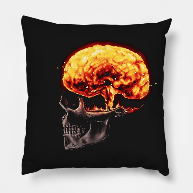 Mind Blown Pillow by nicebleed