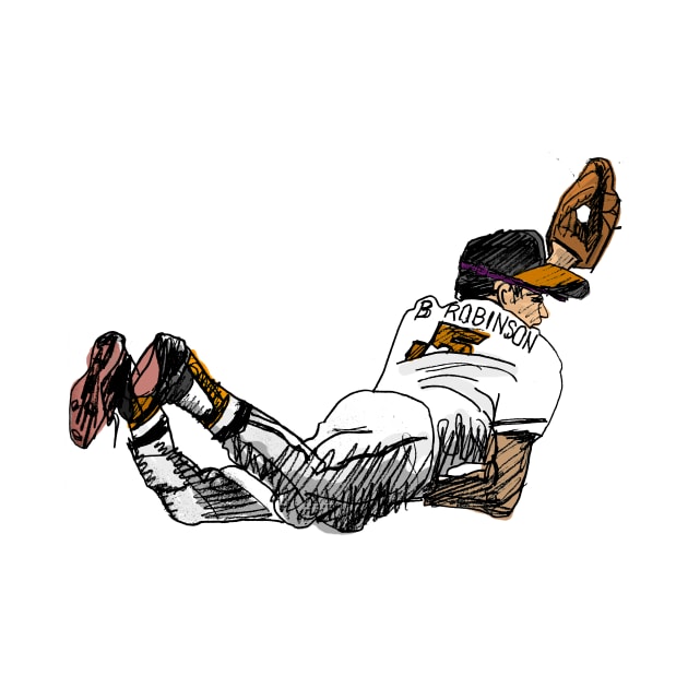 Brooks Robinson by SPINADELIC