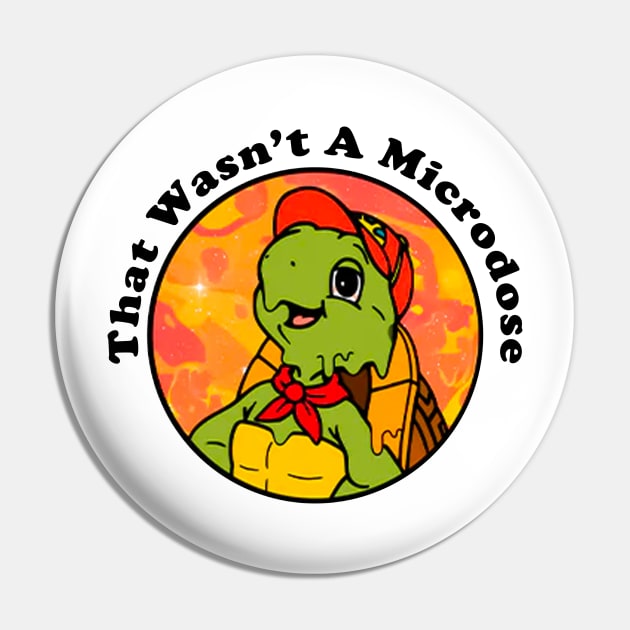 Micro Turtle Pin by TrikoGifts