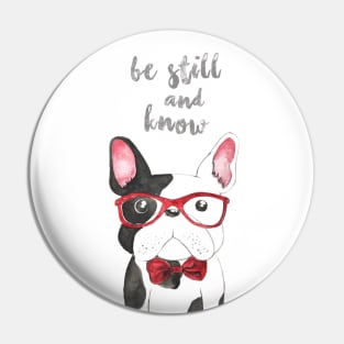 Be Still and Know Pin