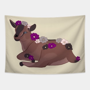 Asexual Pride Baby Goat Kid Tapestry