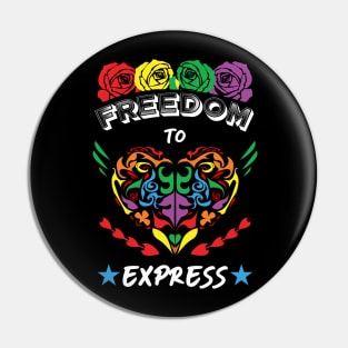 Freedom to Express Pin