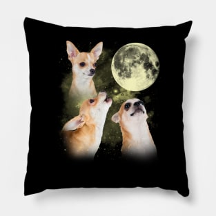 Chihuahuas The Moon Classic Dog Breed Pillow