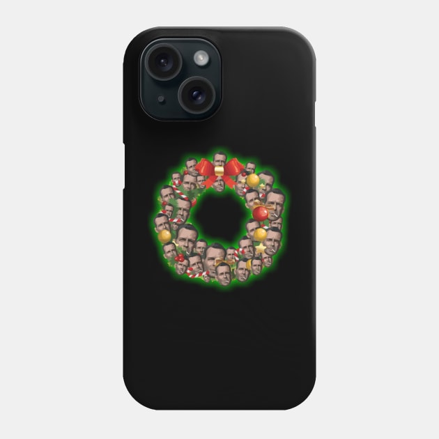 John McClane Die Hard Multiface Christmas Wreath Phone Case by joeysartworld