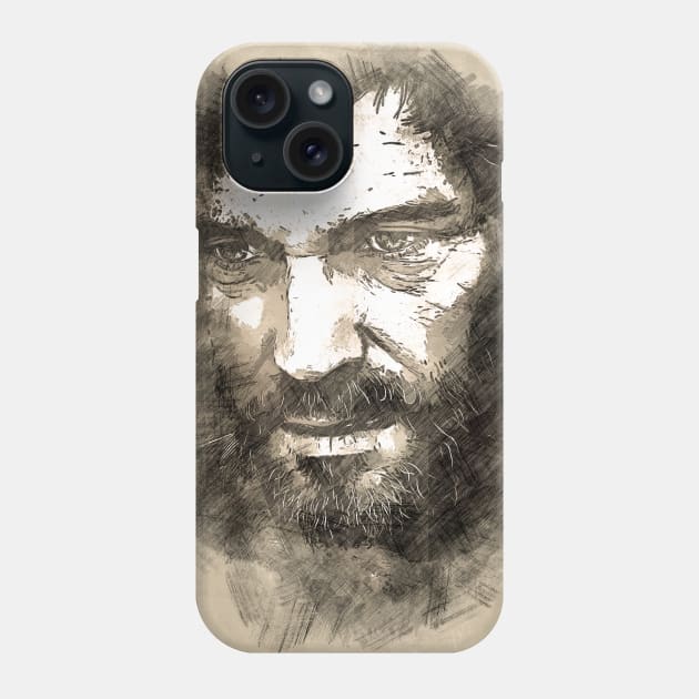 JOEL - A tribute to the LEGEND - Fan Art Sketch Artwork Phone Case by Naumovski