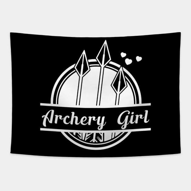 Archery Girl Tapestry by EduardjoxgJoxgkozlov