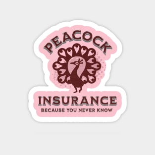 Peacock Insurance Magnet