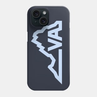 Virginia, The Commonwealth State - Simple Line Design Phone Case