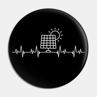 Heartbeat of Solar Power - Photovoltaics Pin