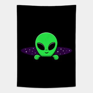 Pocket Alien Space Unique Design Tapestry