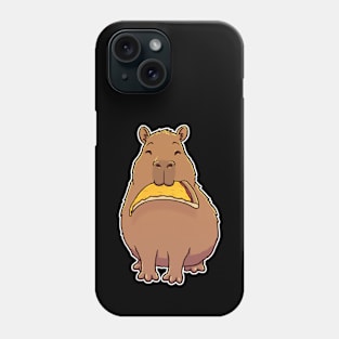 Capybara Cheese Pizza Phone Case