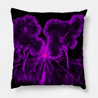 Purple Bright Lights! Pillow