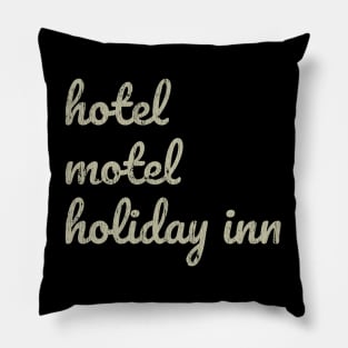 Hotel Motel Holiday Inn Pillow