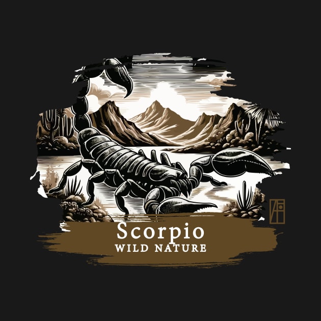 Scorpio - WILD NATURE - SCORPIO -5 by ArtProjectShop