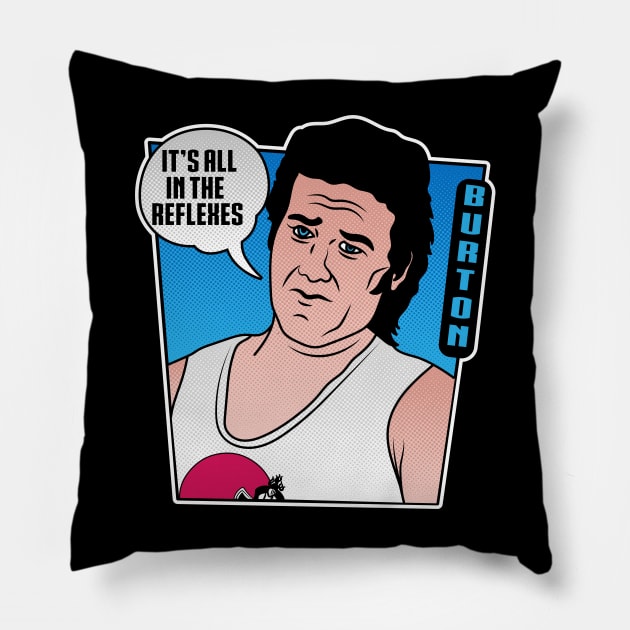 It's all in the reflexes Pillow by carloj1956