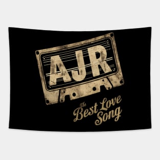 AJR the best love song distressed brown color Tapestry