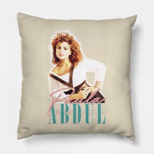 Paula Abdul /// 80s Vintage Aesthetic Design Pillow