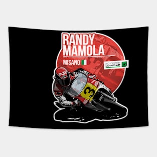 Randy Mamola 1987 Misano Tapestry