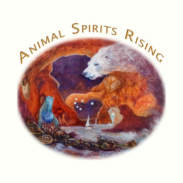 Animal Spirits Rising, White Bear, Cave Bear by iSpirit