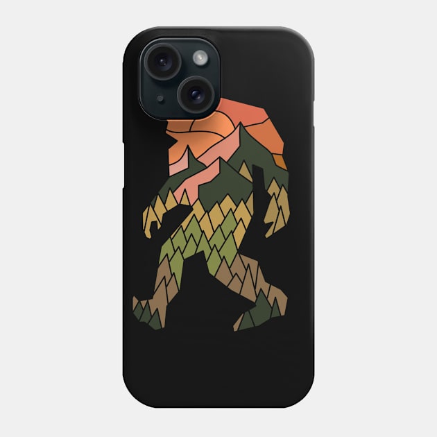 Bigfoot Mountains Phone Case by JameMalbie