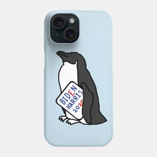 Penguin with Biden Harris Sign Phone Case